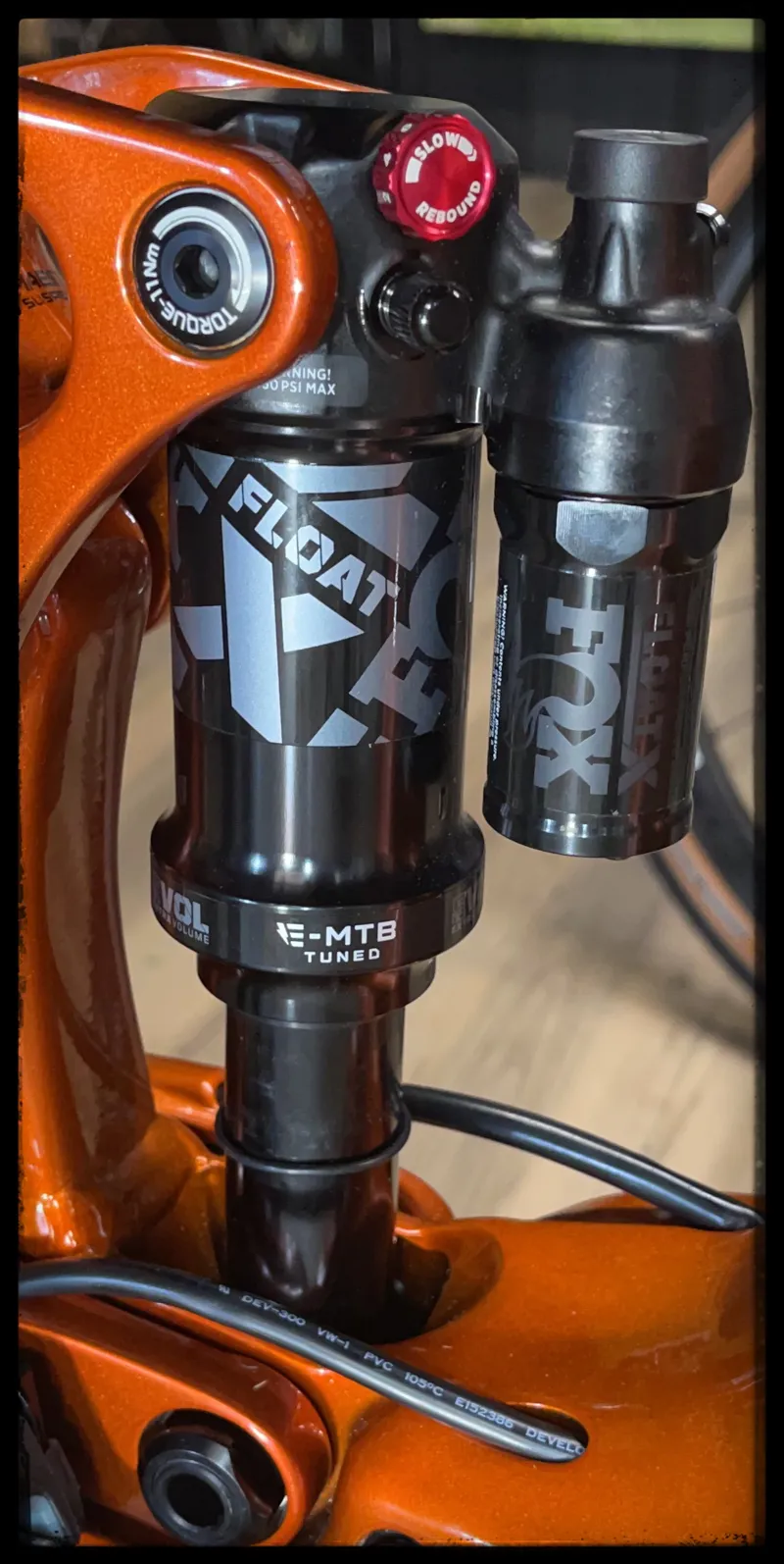 2022 Giant Trance X E+ 1 Pro 29er eMountain Bike in Amber Glow-7